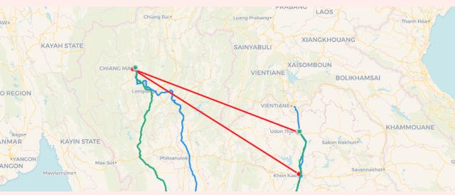 タイトル :『 』見出し:『 12goとbaolau』関連する重要なキーワード important!:『タイのバス予約サイトは12goやbaolauが知られていますがどちらもウドンターニからチェンマイまでのバスが少ないのでバス会社サイトから直接予約を入れてみました』画像の説明文 :12goとbaolauは航空機や鉄道、バスなどの移動手段予約ではよく知られたサイトです。ラオス、タイ、ベトナム3カ国の旅ではタイのチェンマイ〜バンコク、ベトナムのニャチャン〜サイゴンの鉄道をbaolauで予約しました。ところがウドンターニからチェンマイのバス予約ではbaolauではバスの表示がありません