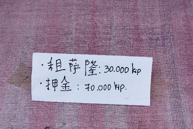 Title:『 タートルアン観光時の服装｜注意点』画像説明 :*タートルアン観光時の服装｜注意点*シンのレンタル料金は30,000キープで、あわせて70,000キープのデポジット（預かり金）を支払います*「シン」の返却時にデポジット70,000キープは全額返金されます