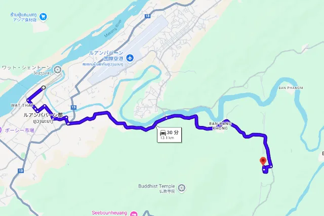 Title:『 高速鉄道駅は市内からかなり離れている』画像説明 :*高速鉄道駅は市内からかなり離れている*ランブラバン鉄道駅はルアンパバーン市街外れにあり、*旧市街までは約15k程離れています