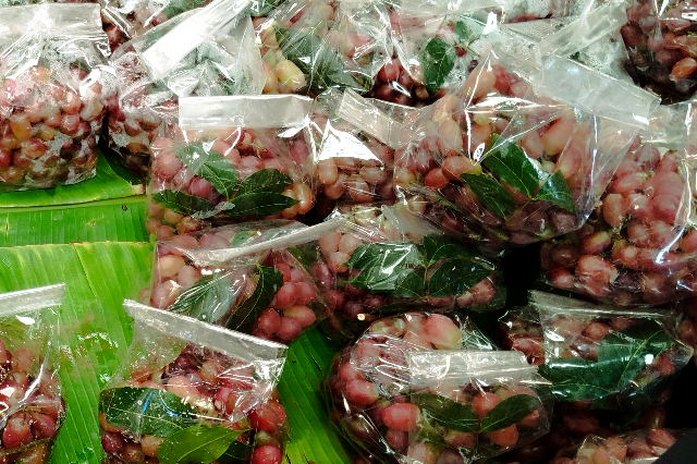 Sub_title: ぶどう｜南国で見る意外な存在| tag : タイ　ガネーシャ、ピンクガネーシャ、行き方、バス、電車、ツアー、置物、お土産、ネズミ、なぜ| 画像説明 : _ぶどう｜南国で見る意外な存在_ぶどうが並んでいるのは少し意外でした_日本では、ぶどうは手間のかかる果樹ですよね